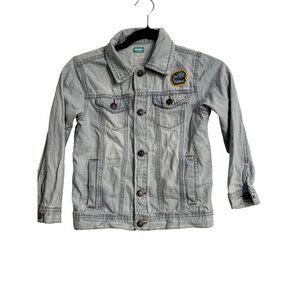 Garanimals Kids Denim Jacket With Dinosaur "Roar" Graphic Size 7